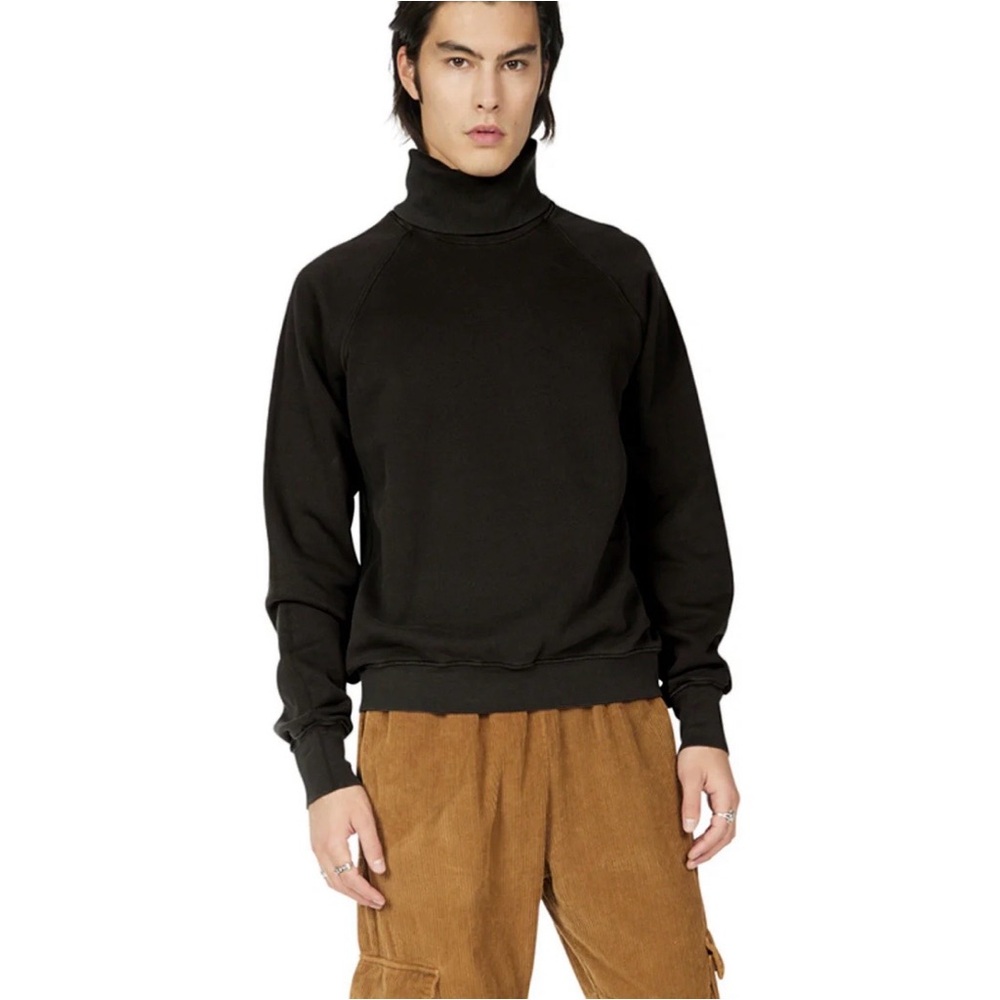 Les tien heavy weight raglan turtleneck sweatshirt